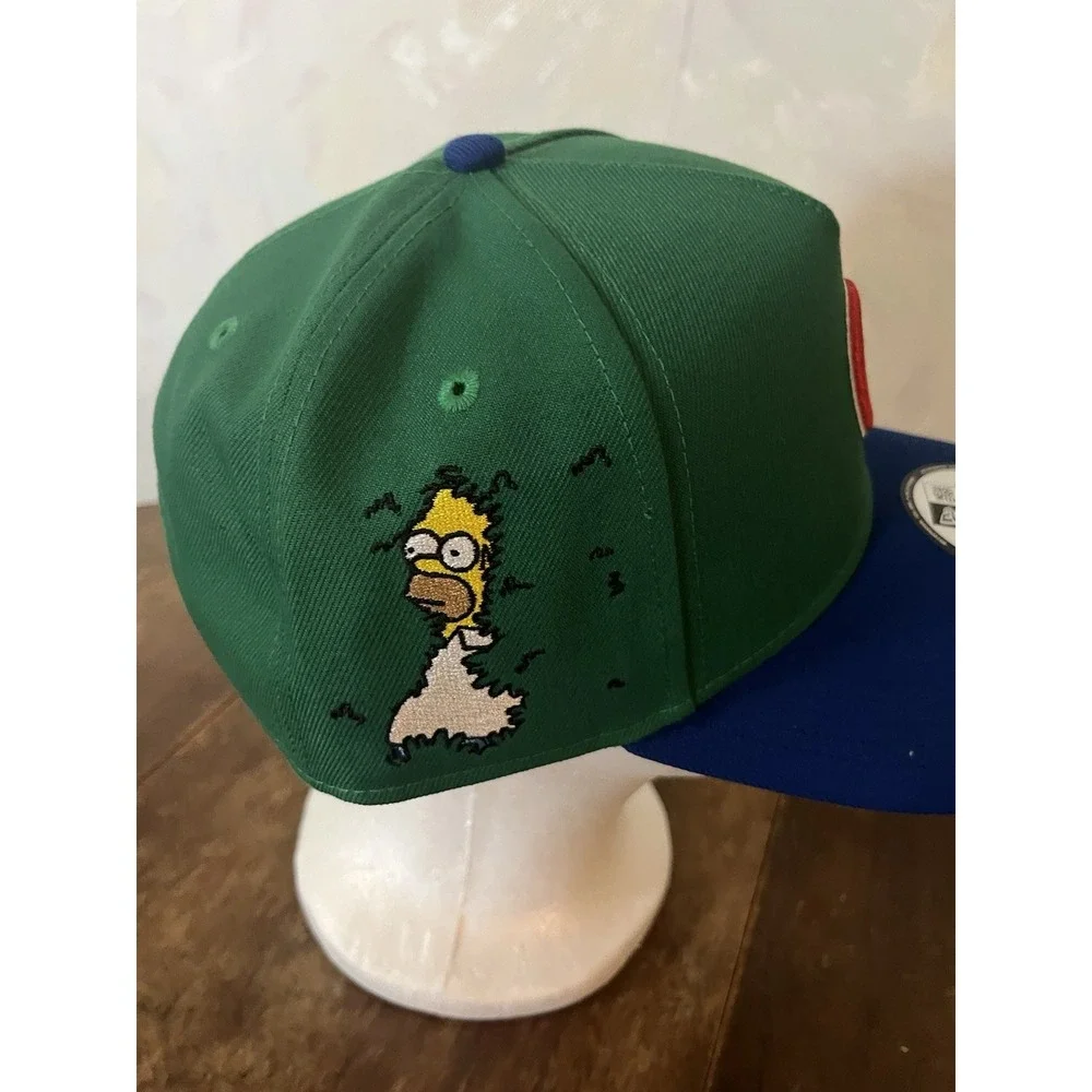 Chicago Cubs MLB Simpsons Localized New Era 9Forty Ivy - Green/Blue Adjustable